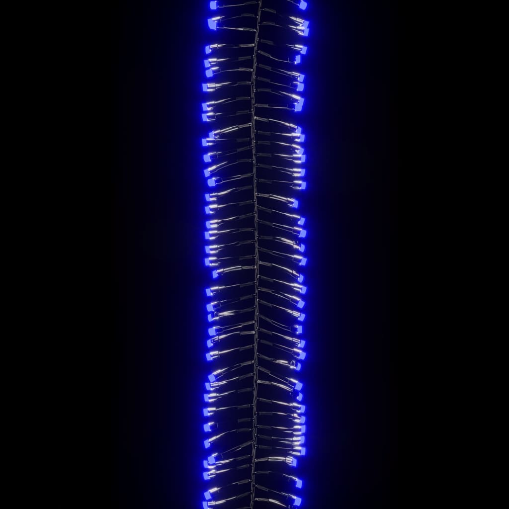 vidaXL LED-lyskæde 2000 LED'er 17 m PVC blåt lys