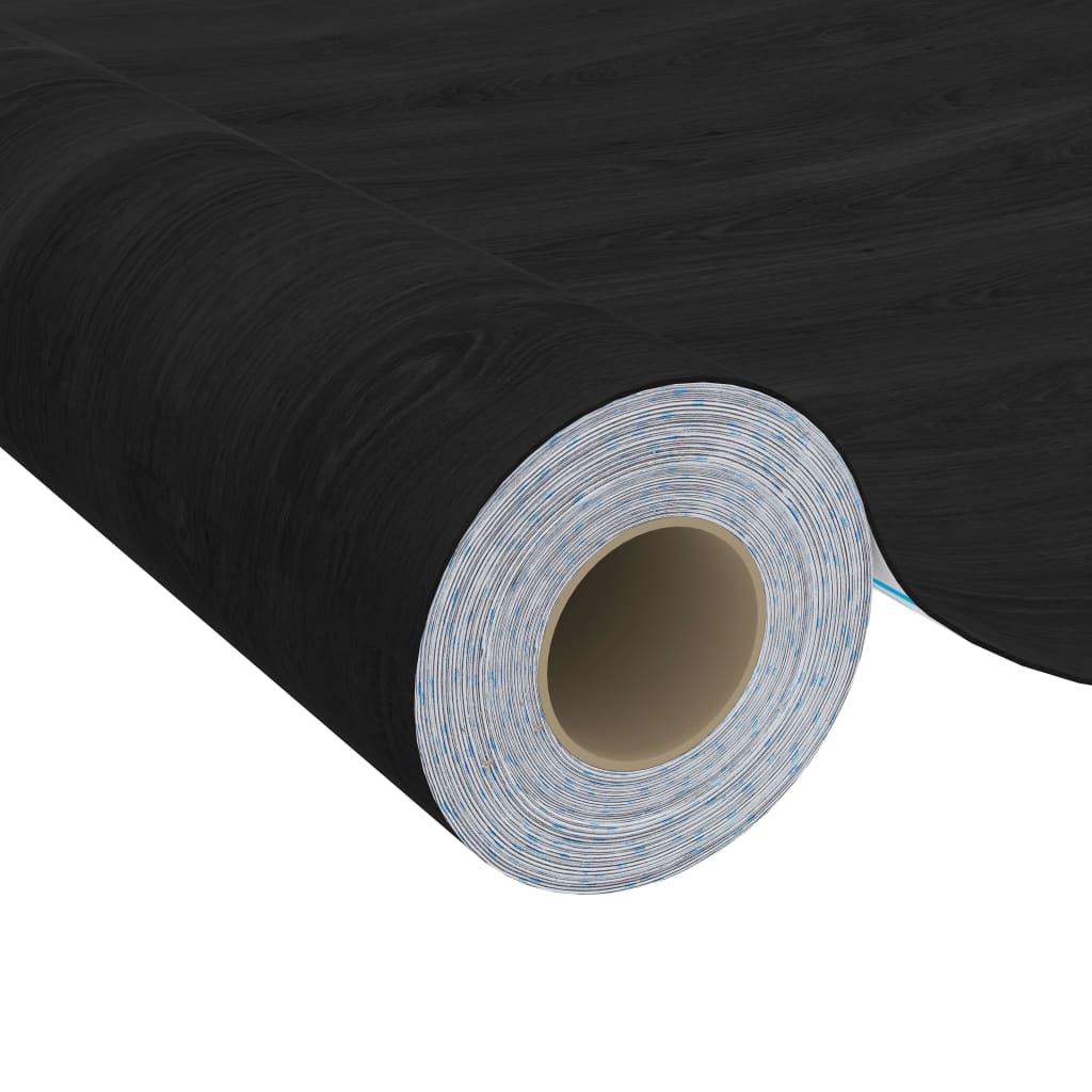 vidaXL selvklæbende folie til dør 4 stk. 210x90 cm PVC mørkt træ