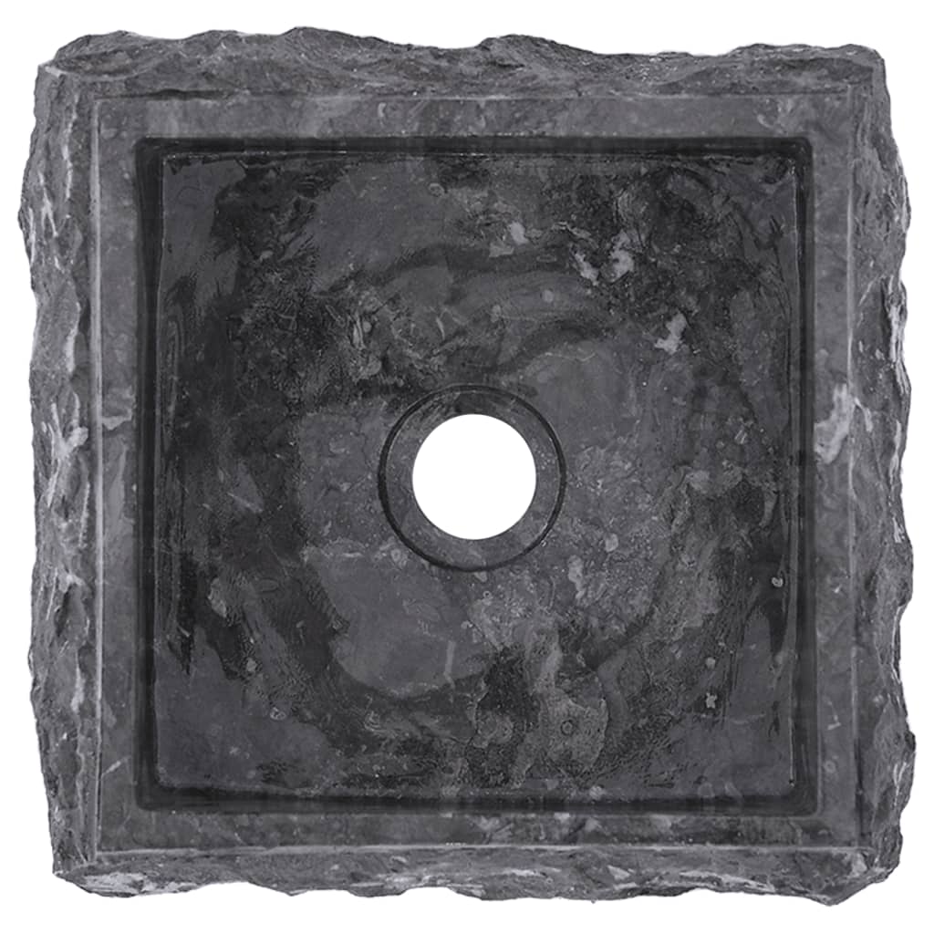 vidaXL håndvask 30x30x13 cm marmor grå