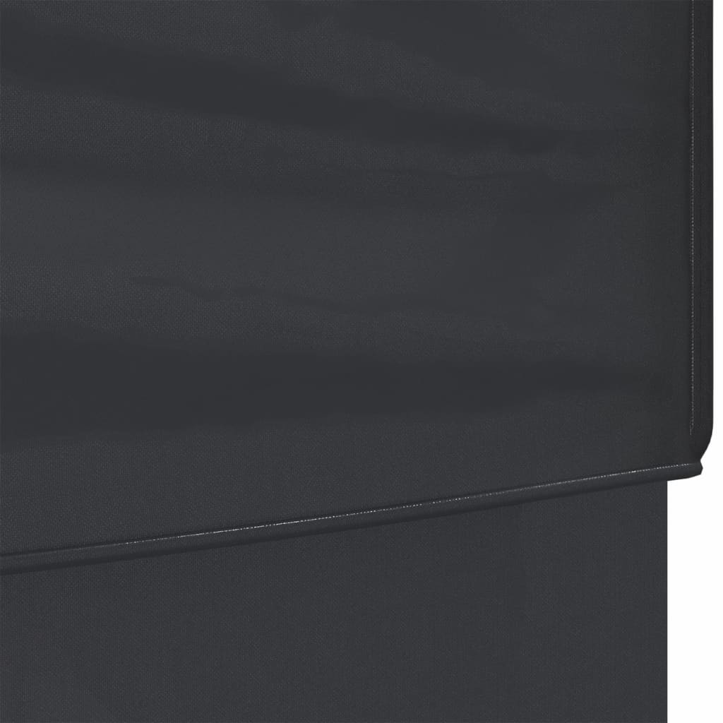 vidaXL foldbart festtelt med sidevægge 3x6 m antracitgrå