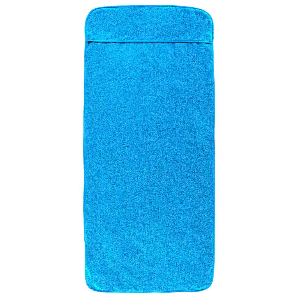 vidaXL strandhåndklæder 2 stk. 60x135 cm 400 GSM stof turkis