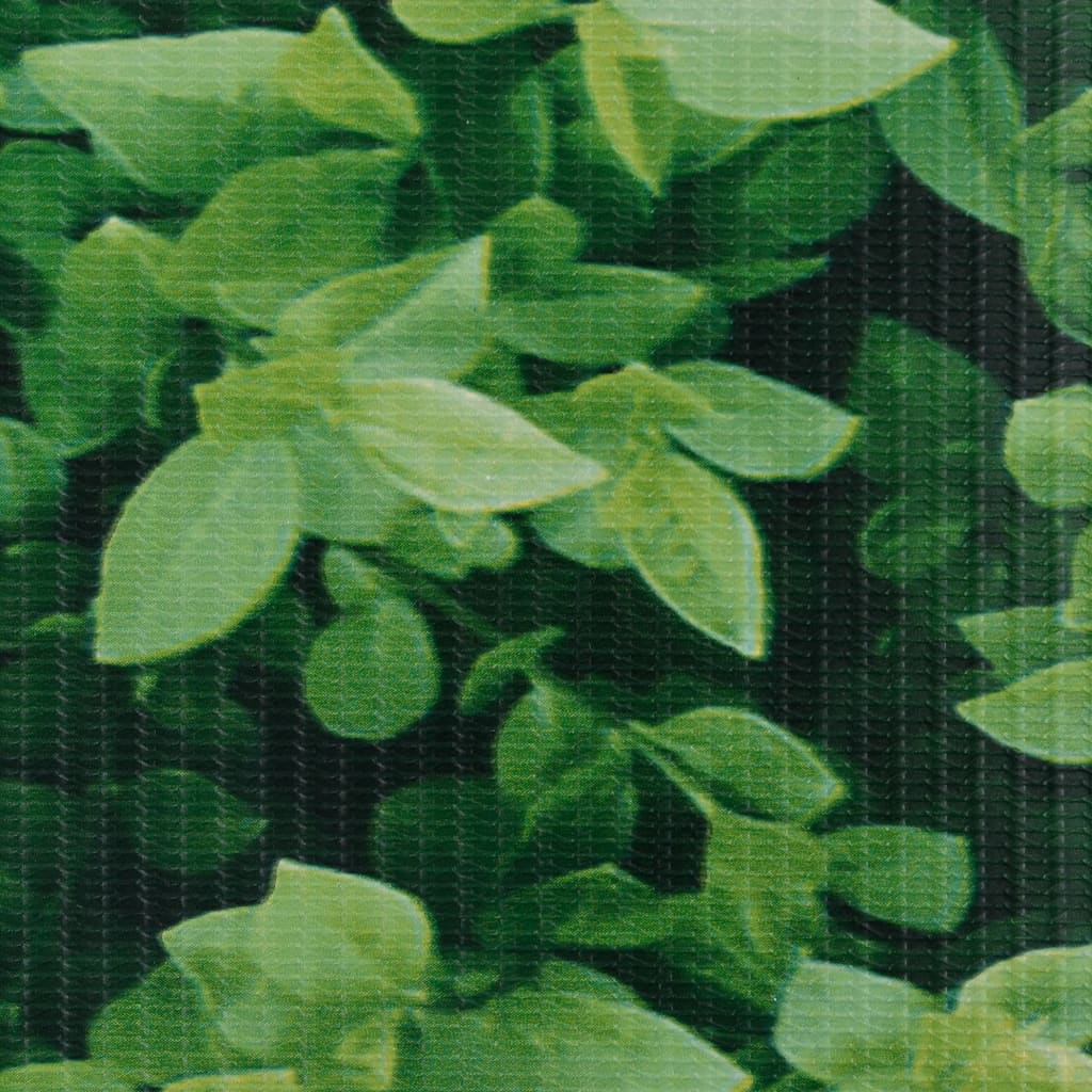 vidaXL haveskærm 70x0,19 m PVC grøn