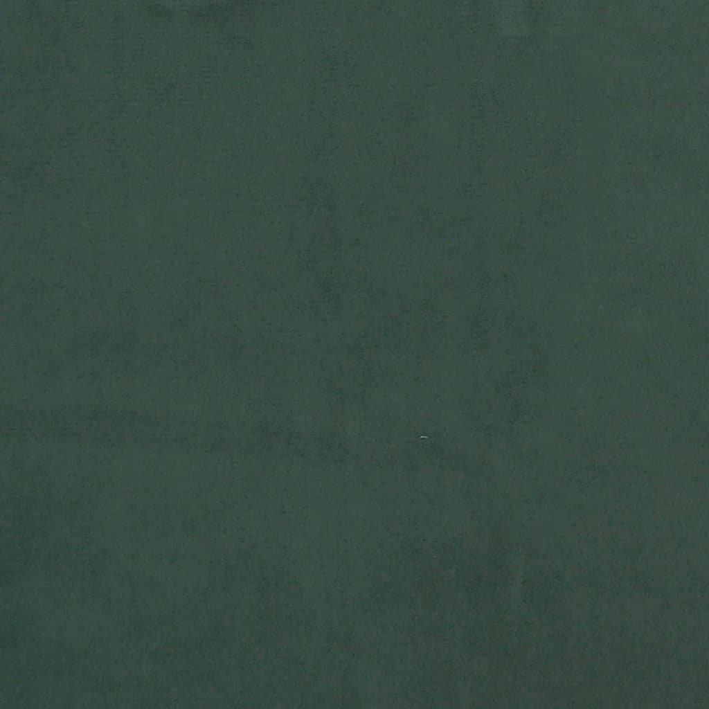 vidaXL sengegavle 4 stk. 100x5x78/88 cm fløjl mørkegrøn