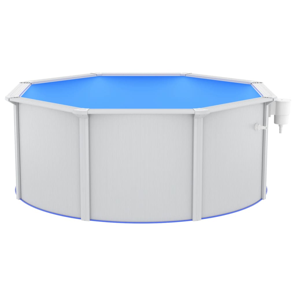 vidaXL swimmingpool med poolstige 300x120 cm