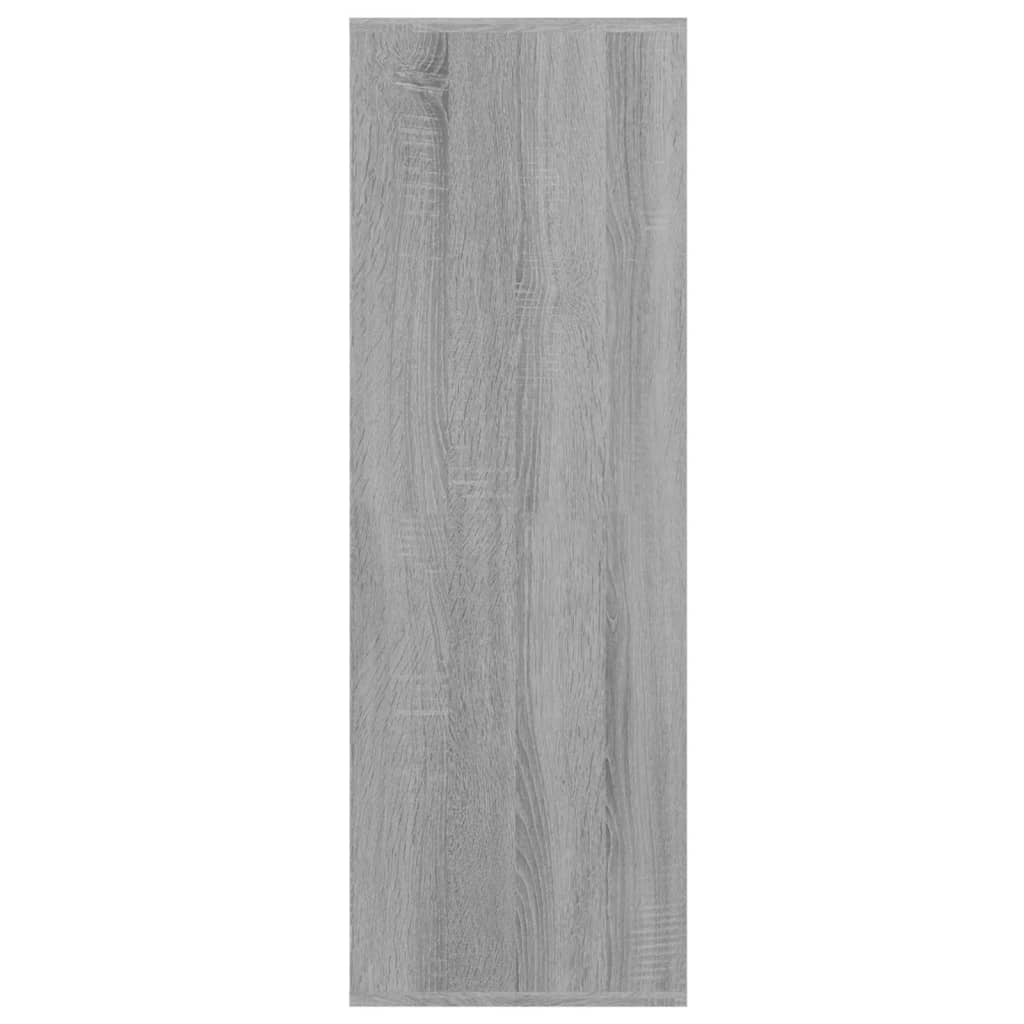 vidaXL skoreol 54x34x100,5 cm konstrueret træ grå