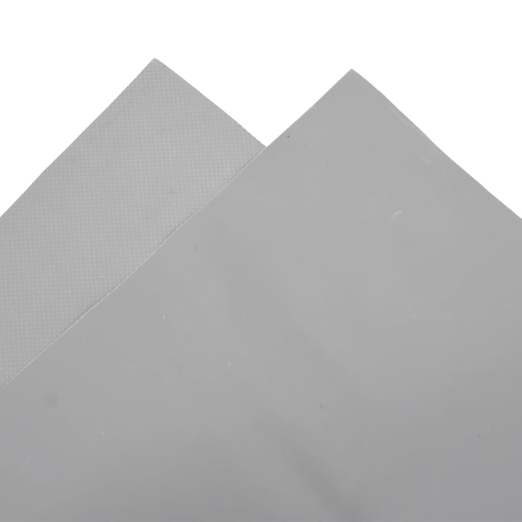 vidaXL presenning 1,5x10 m 650 g/m² grå