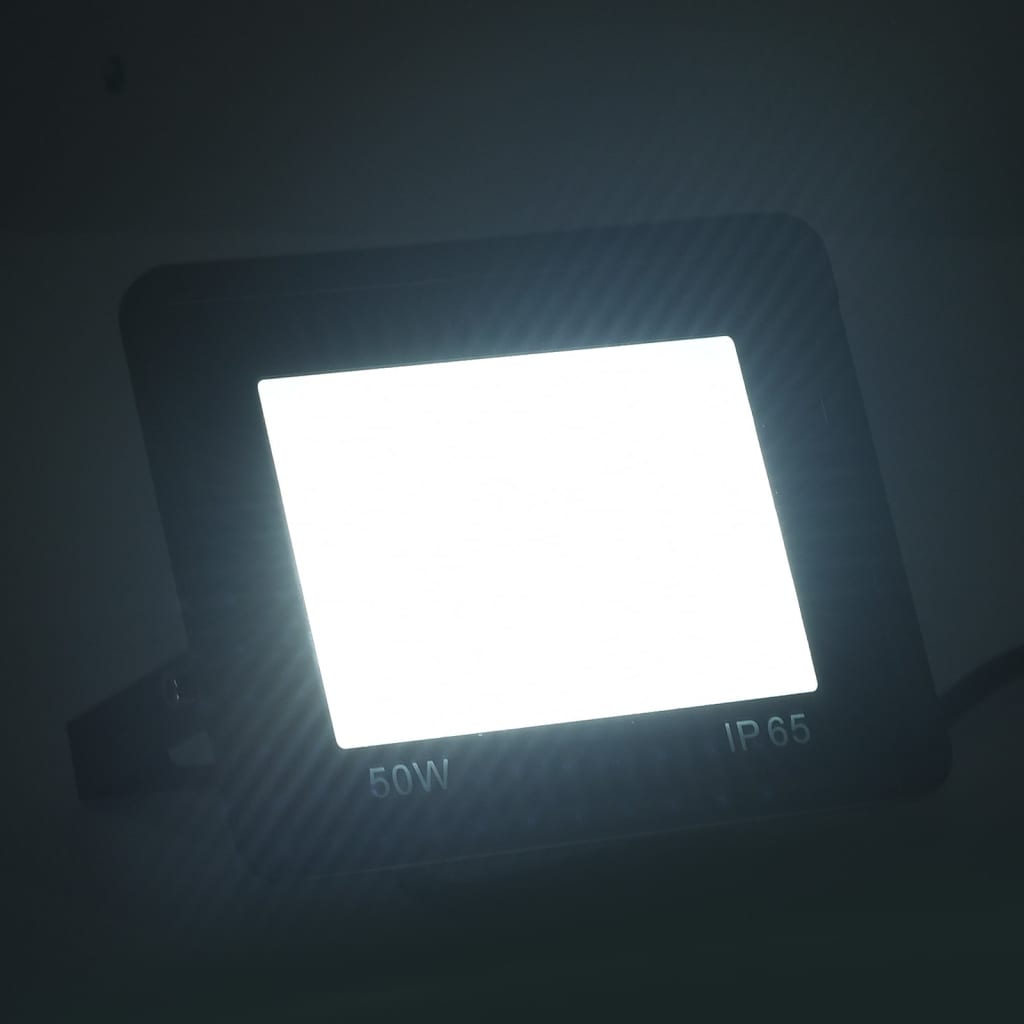 vidaXL LED-projektører 2 stk. 50 W kold hvid