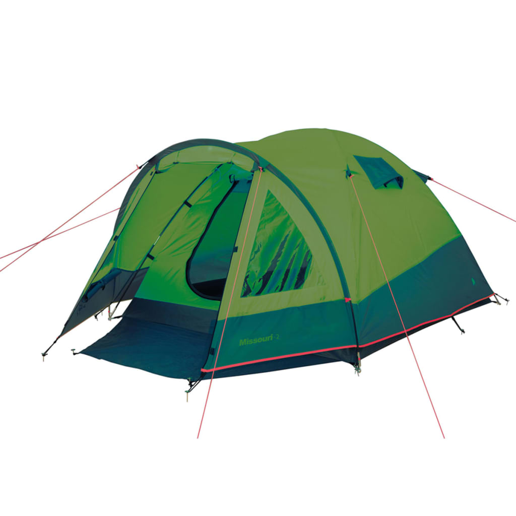 Camp Gear 2-personers-telt Missouri 280 x 155 x 115 cm grøn 4471525