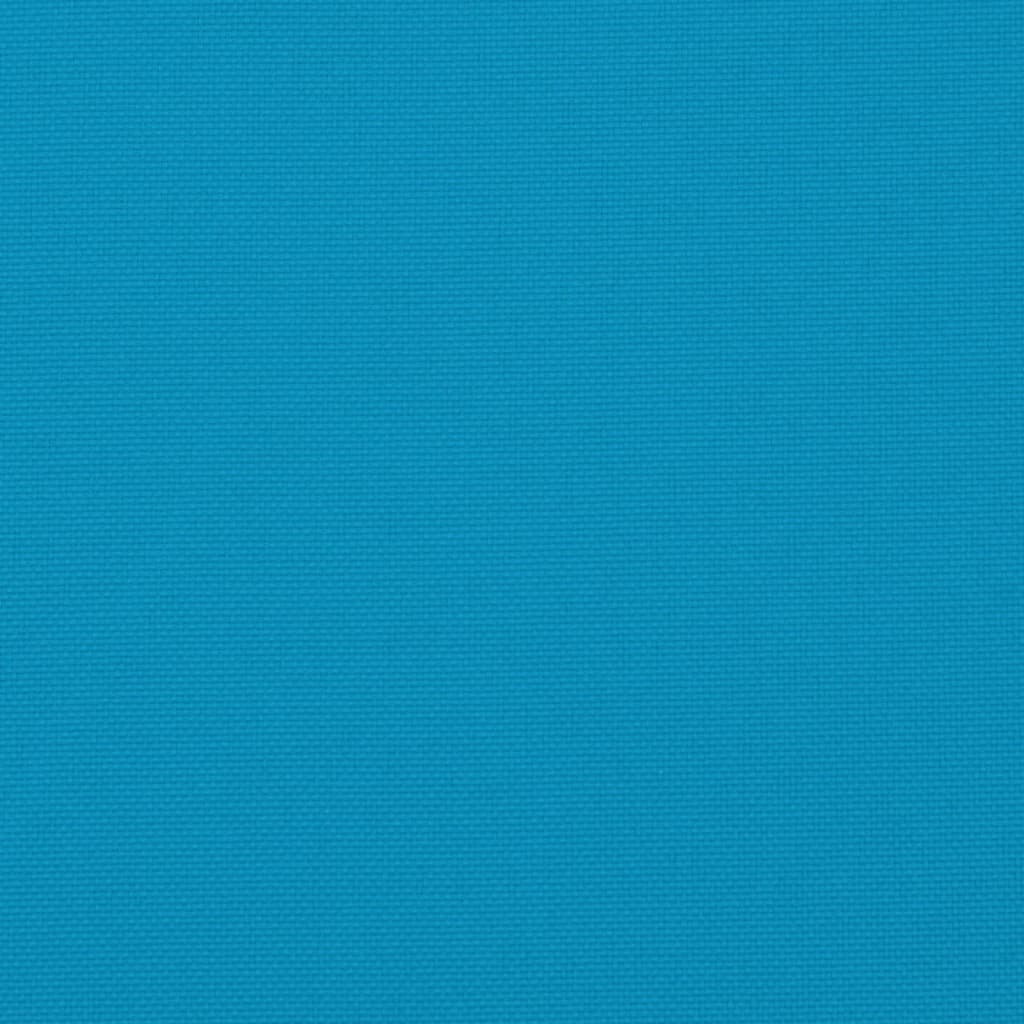 vidaXL stolehynder m. høj ryg 2 stk. 120x50x3 cm stof blå