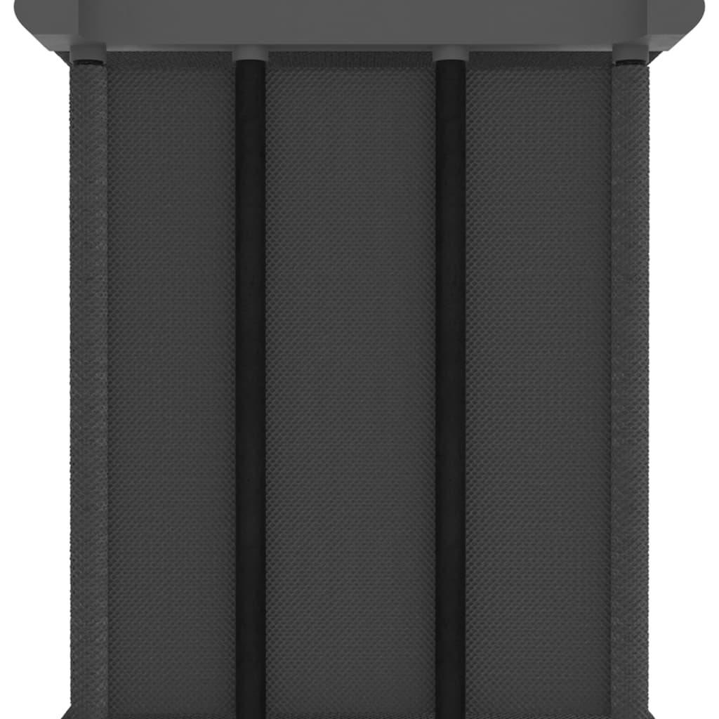 vidaXL displayreol med 12 kubeformede rum 103x30x141 cm stof grå