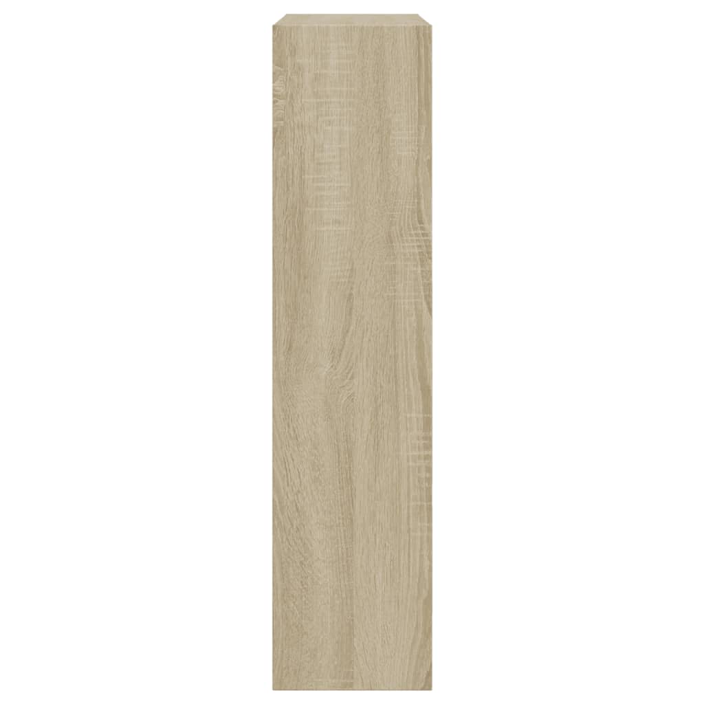 vidaXL skoreol 660x21x87,5 cm konstrueret træ sonoma-eg
