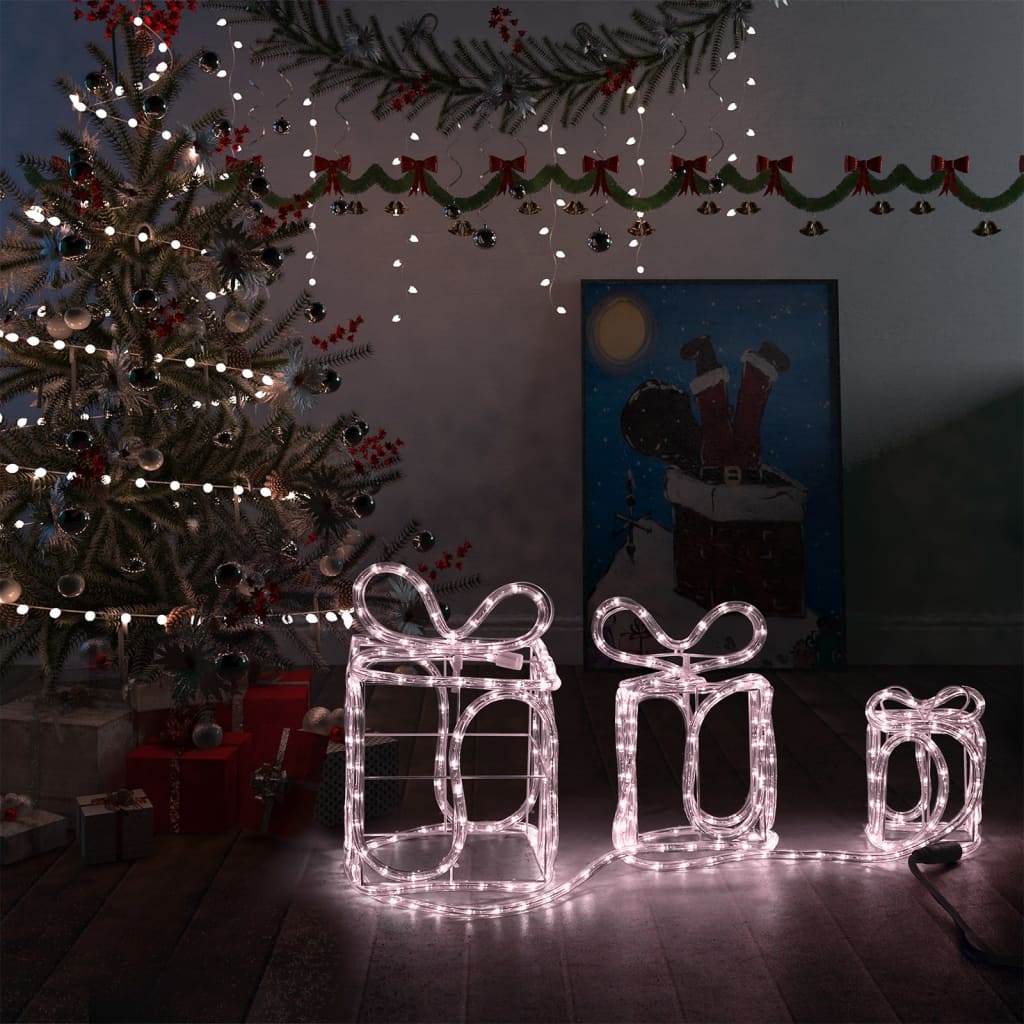 vidaXL julegaver med 180 LED'er til indendørs- og udendørsbrug