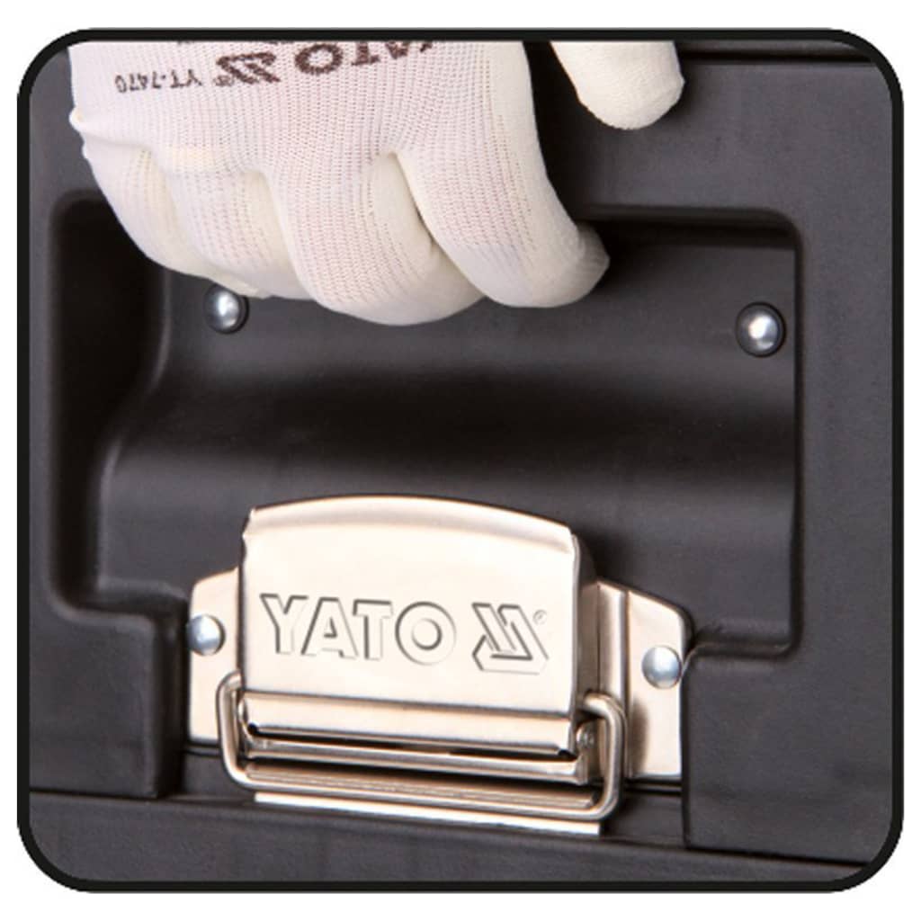 YATO værktøjskuffert med 2 skuffer 52x32x72 cm