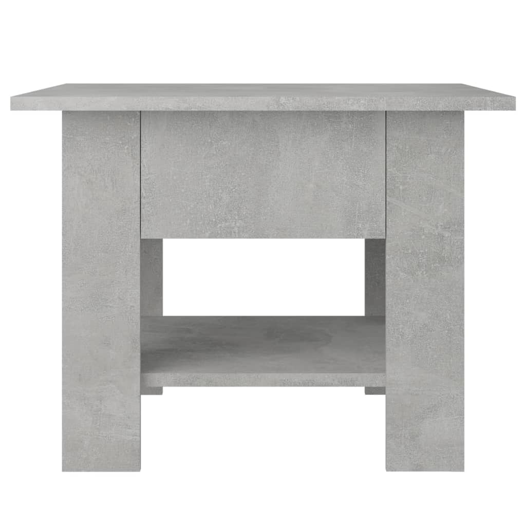 vidaXL sofabord 55x55x42 cm spånplade betongrå