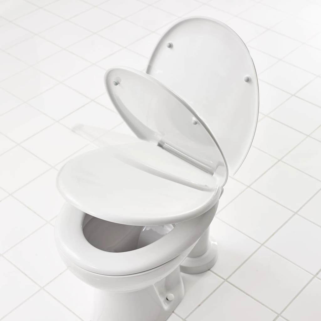 RIDDER toiletsæde Shell hvid