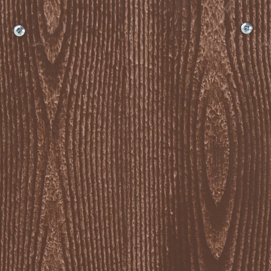vidaXL skoreol 90x24x81 cm konstrueret træ brun