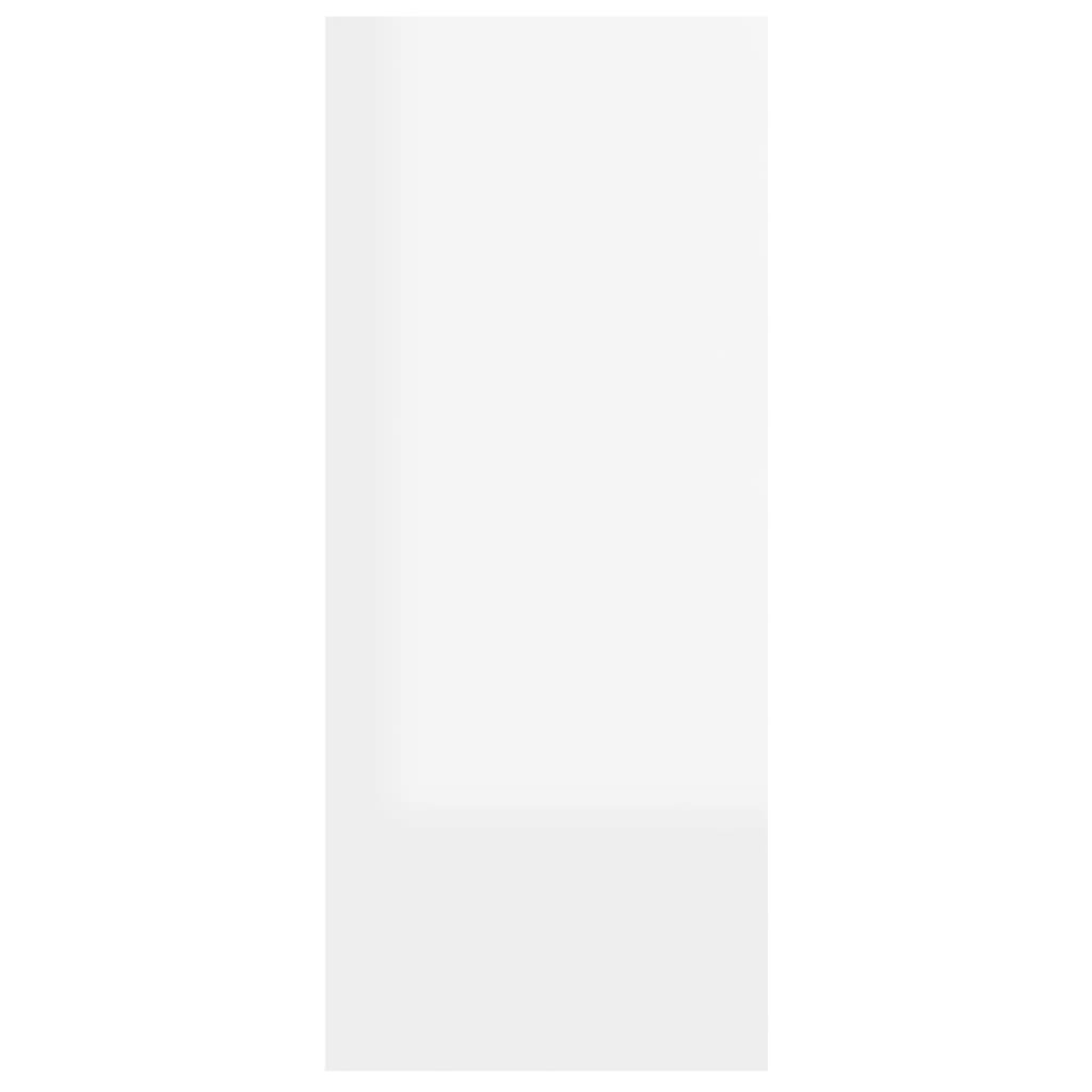 vidaXL bogskab/rumdeler 60x30x72 cm spånplade hvid højglans