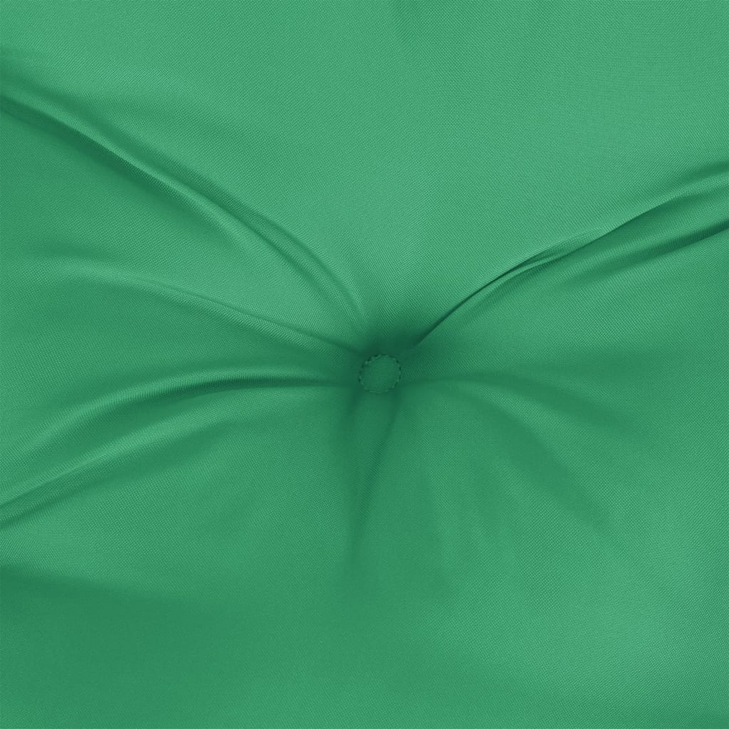 vidaXL stolehynde med lav ryg 4 stk. oxfordstof grøn