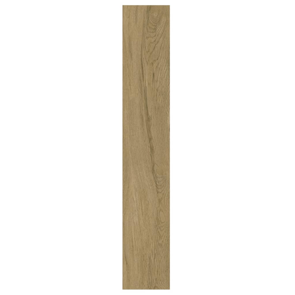 vidaXL vægpaneler 2,06 m² trælook PVC brun