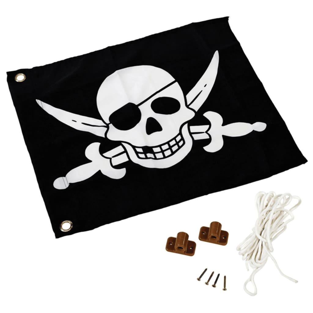AXI piratflag sort og hvid 55x45 cm A507.012.00