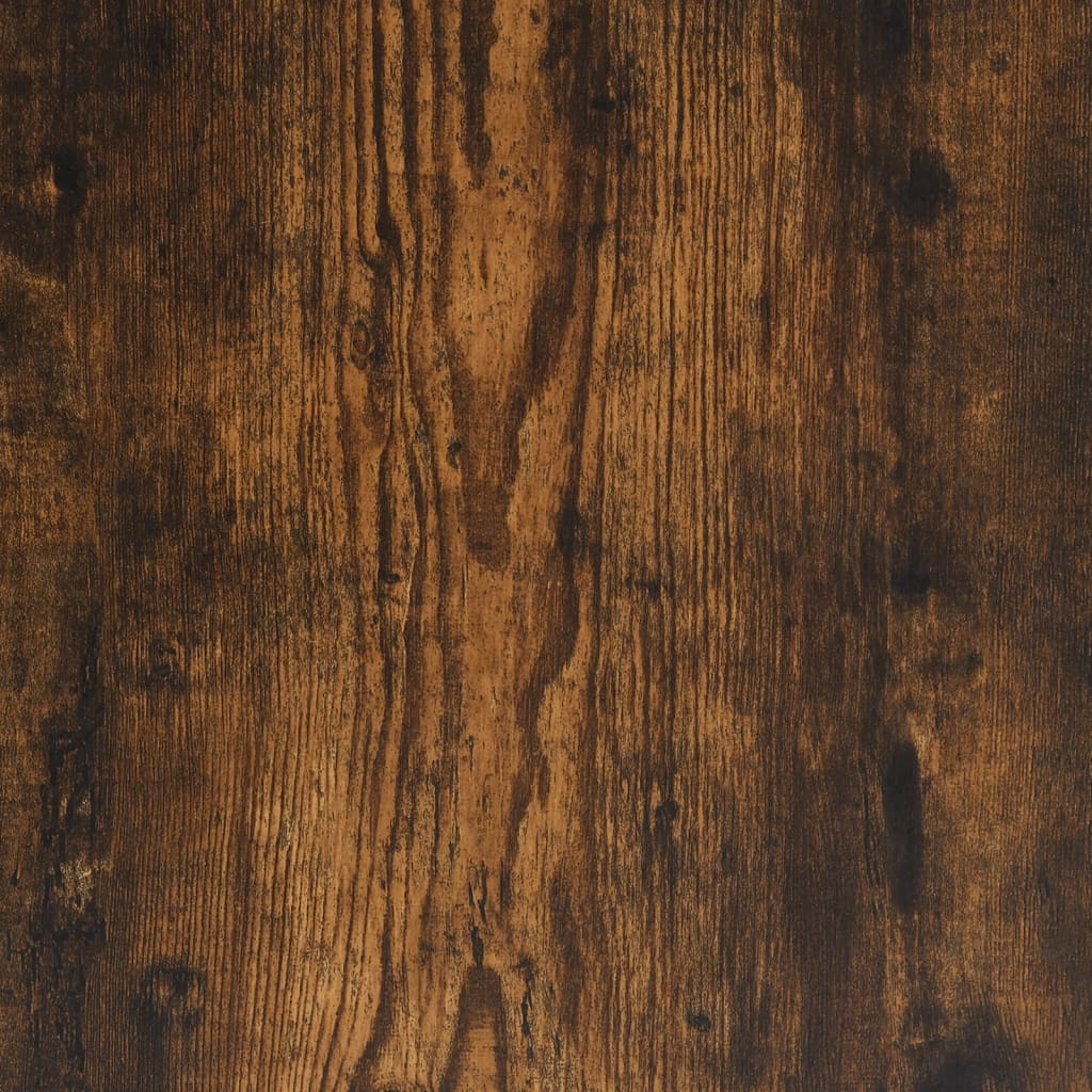 vidaXL sofabord 87,5x87,5x40 cm konstrueret træ røget egetræsfarve