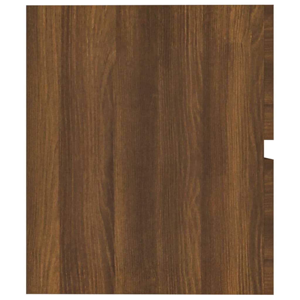 vidaXL underskab 41x38,5x45cm konstrueret træ brun egetræsfarve