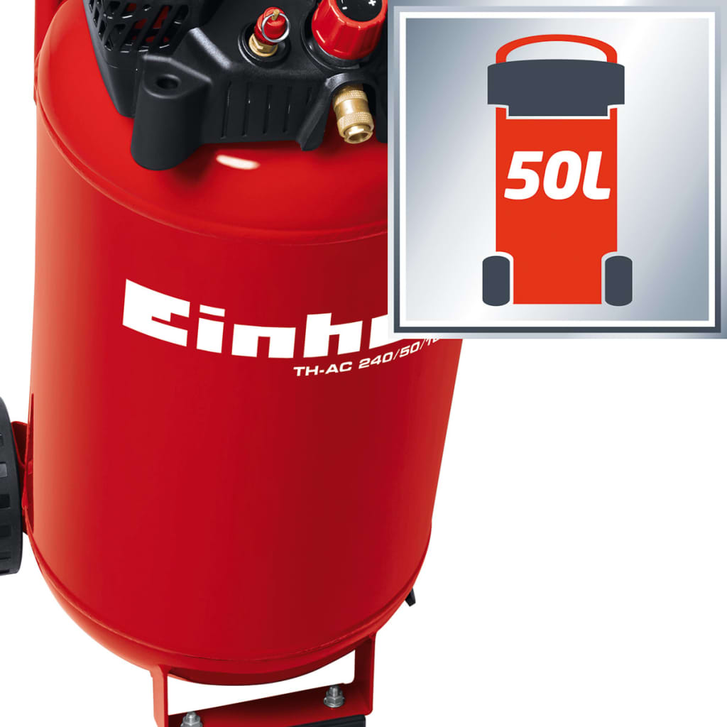 Einhell luftkompressor TH-AC 240/50/10 OF, 50 liter