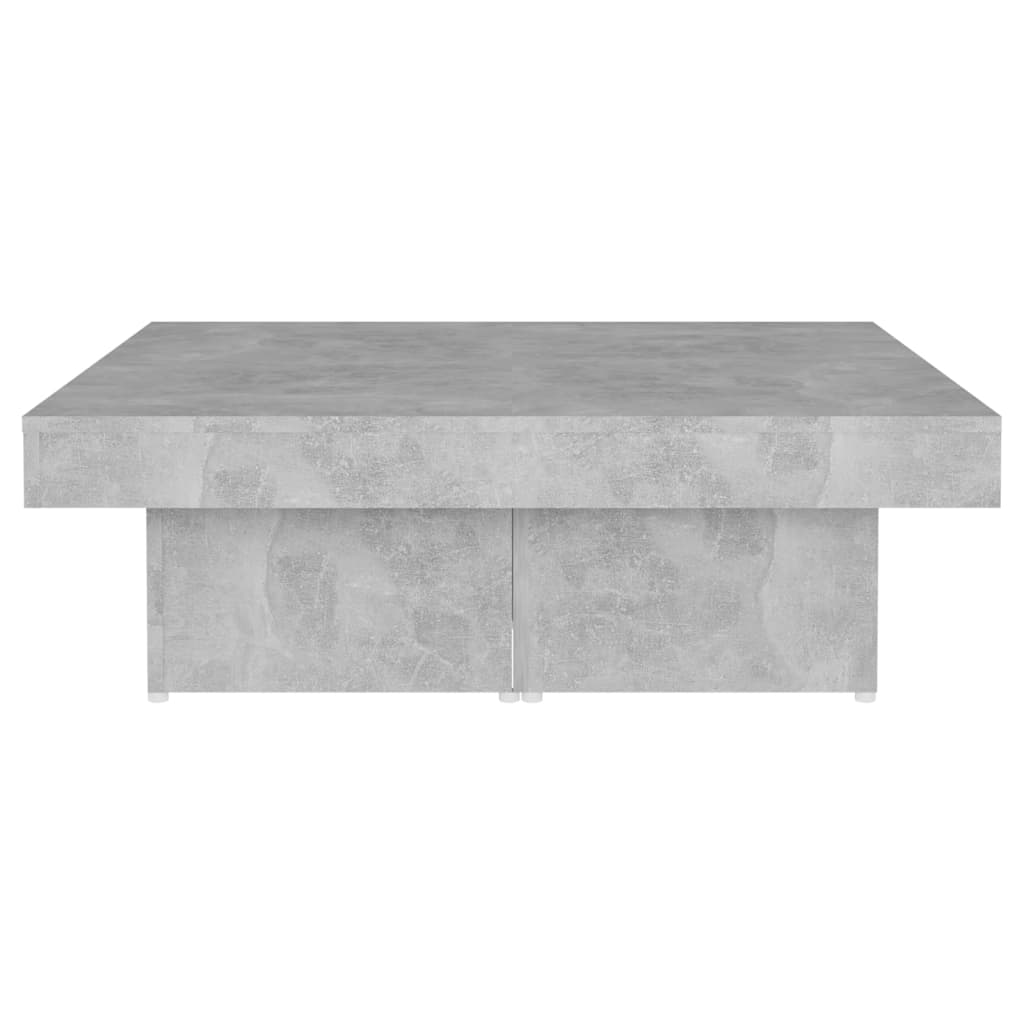vidaXL sofabord 90x90x28 cm spånplade betongrå
