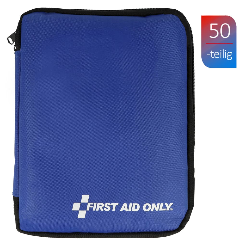 FIRST AID ONLY førstehjælpssæt 50 dele i lynlåstaske blå