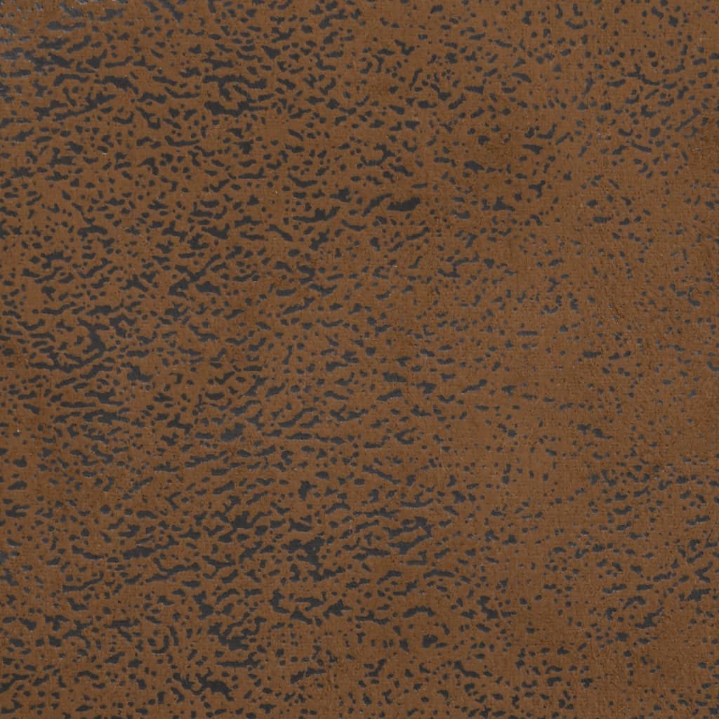 vidaXL bænk med ryglæn 113x64,5x75,5 cm imiteret ruskind brun
