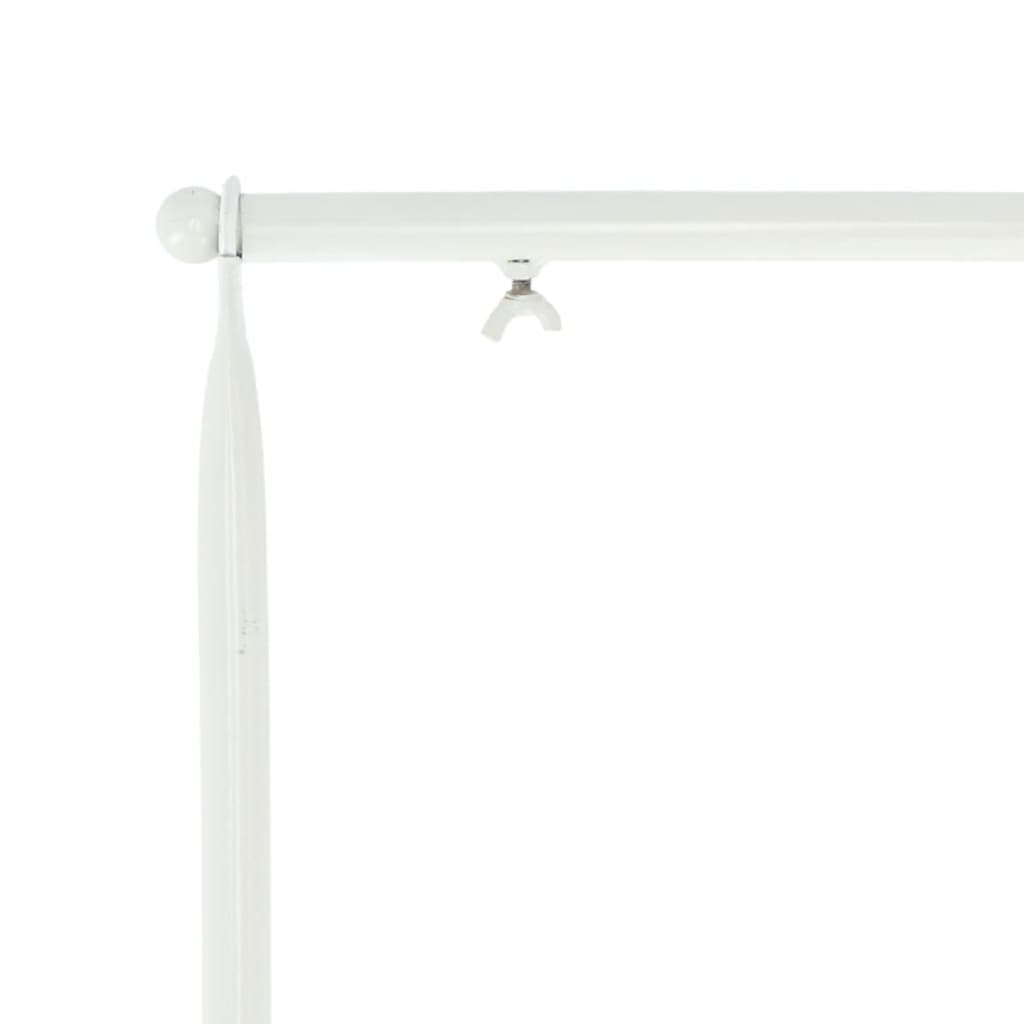 Esschert Design dekorativ bordstang med klemme hvid