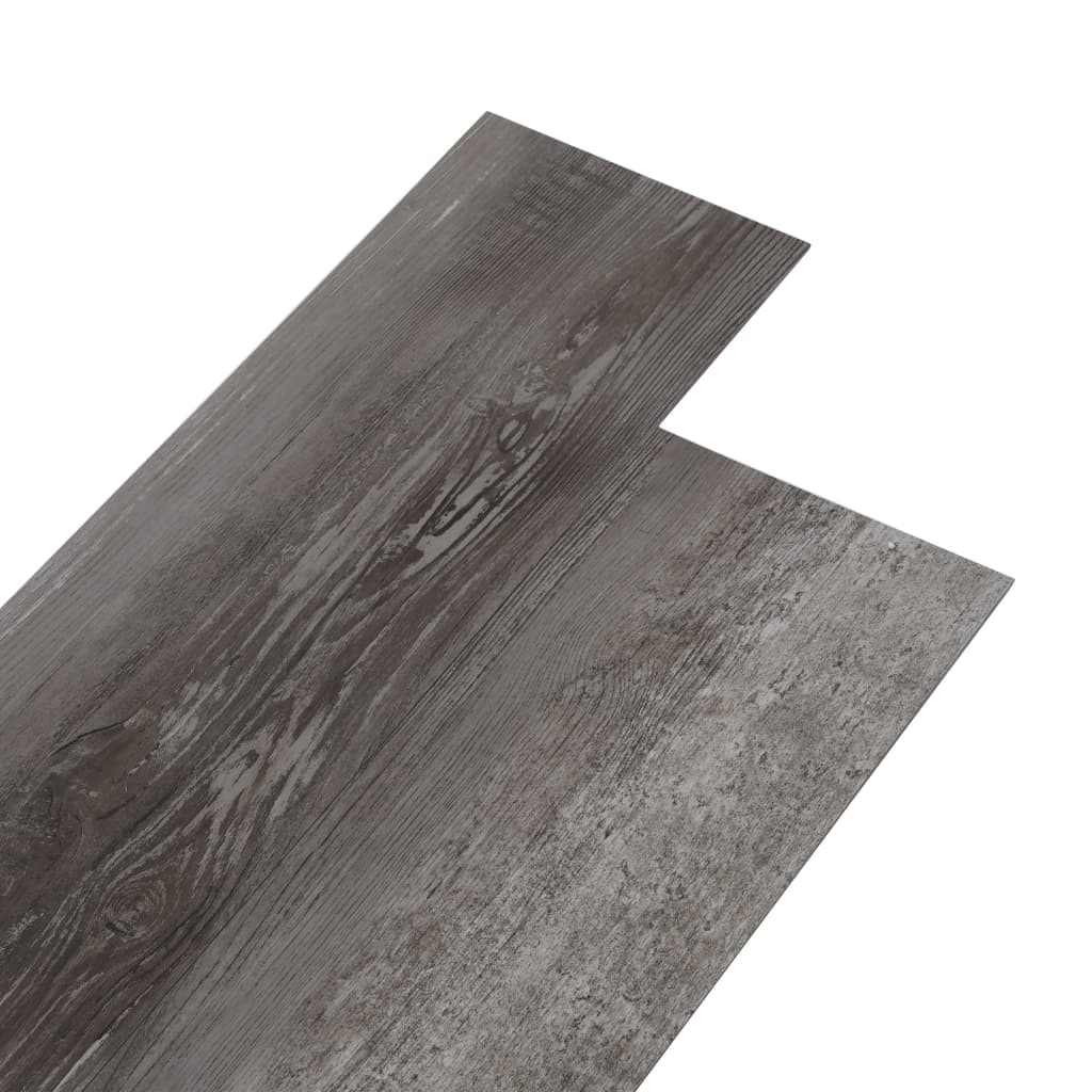 vidaXL ikke-selvklæbende gulvbrædder 4,46 m² 3 mm PVC stribet trælook