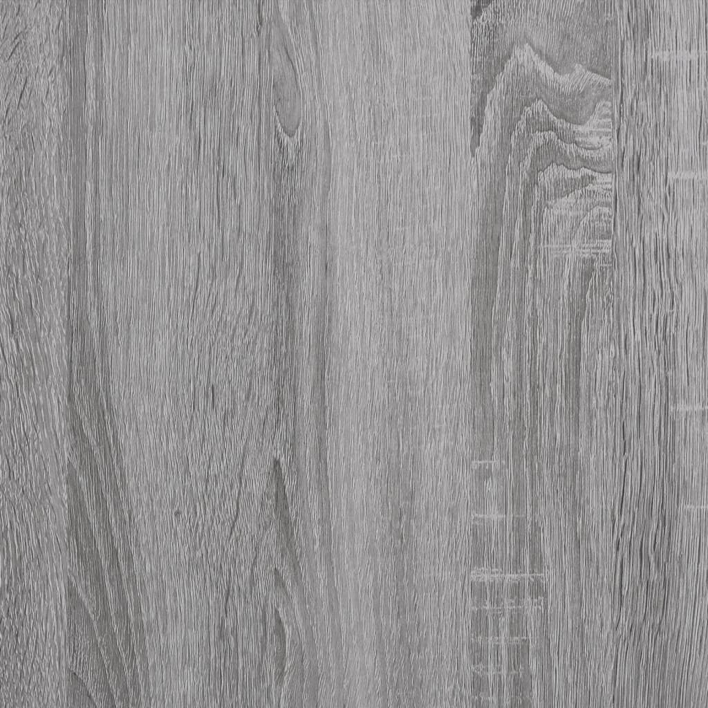 vidaXL skrivebord m. skuffer 102x50x76cm konstrueret træ grå sonoma-eg