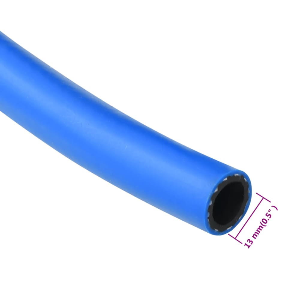 vidaXL luftslange 0,7" 100 m PVC blå
