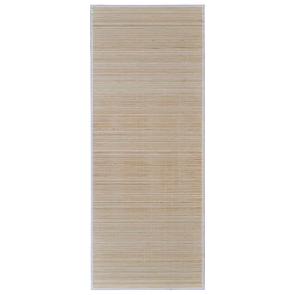 vidaXL bambusmåtter 4 stk. 120x180 cm rektangulær naturfarvet