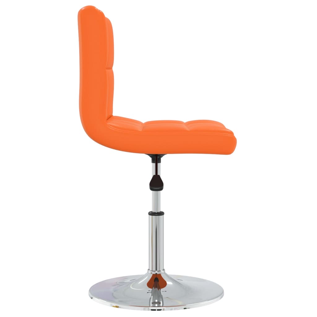 vidaXL spisebordsstole 4 stk. kunstlæder orange