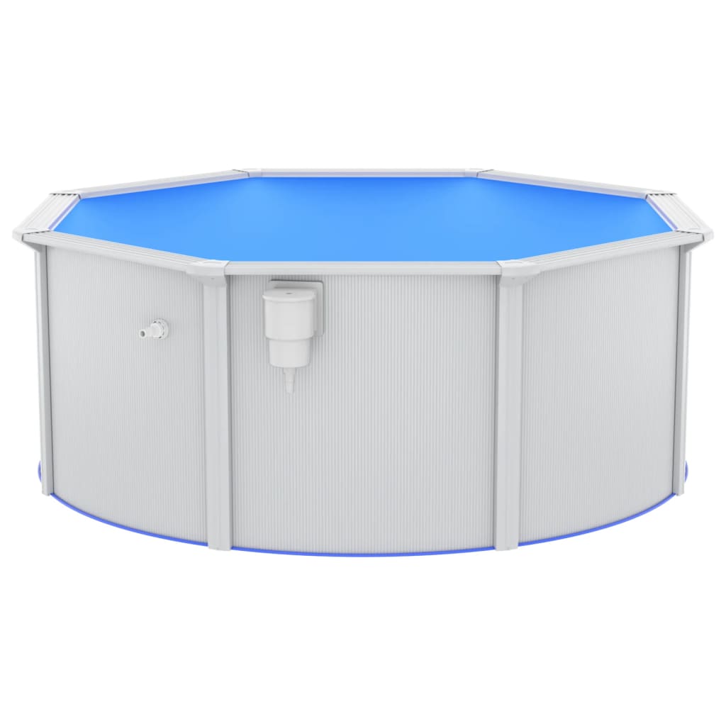 vidaXL swimmingpool med sandfilterpumpe og poolstige 300x120 cm