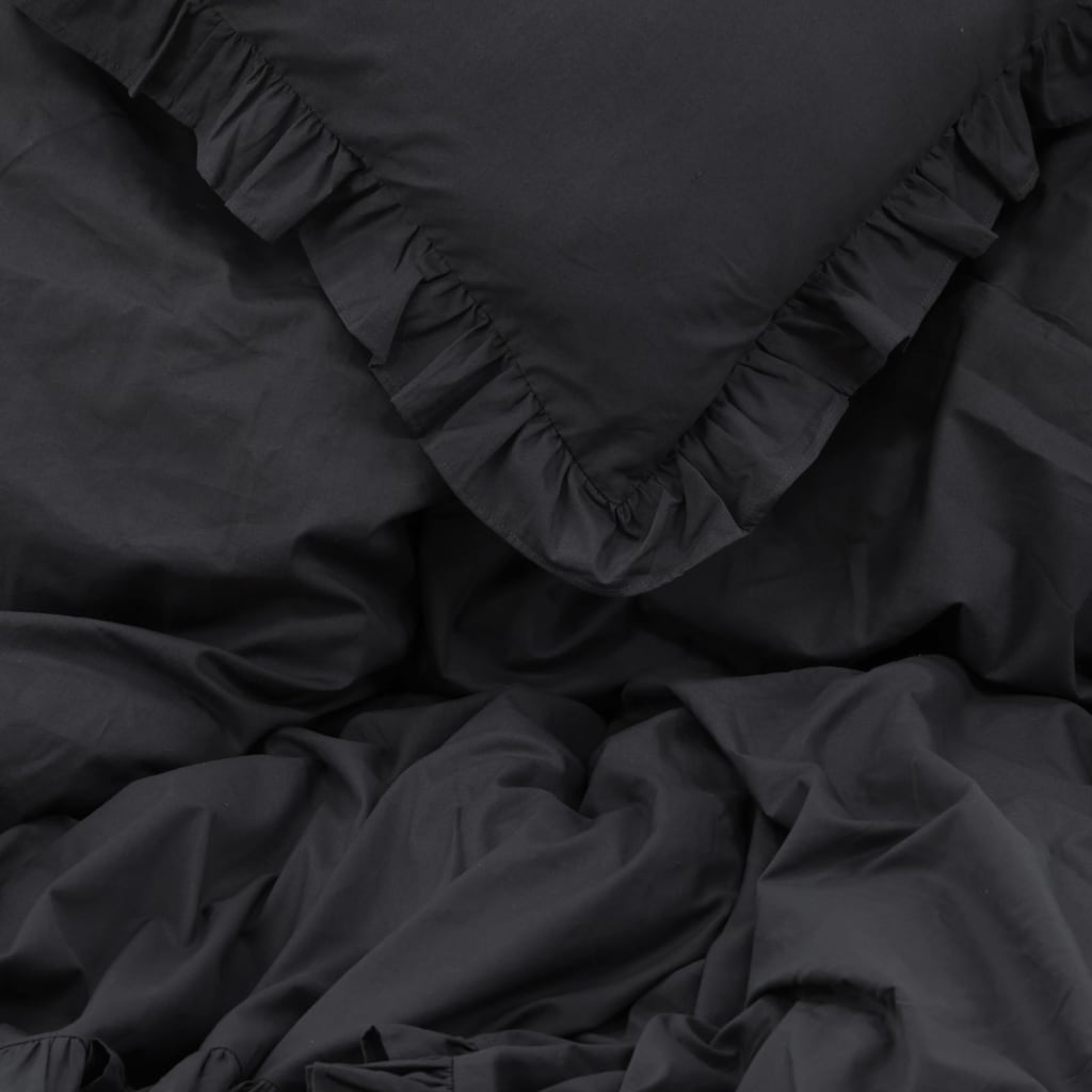 Venture Home sengesæt Levi 220x240 cm bomuld antracitgrå