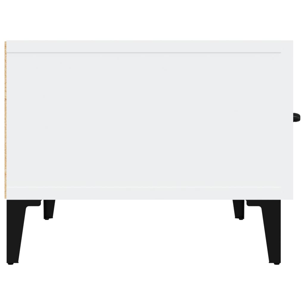 vidaXL tv-bord 150x34,5x30 cm konstrueret træ hvid