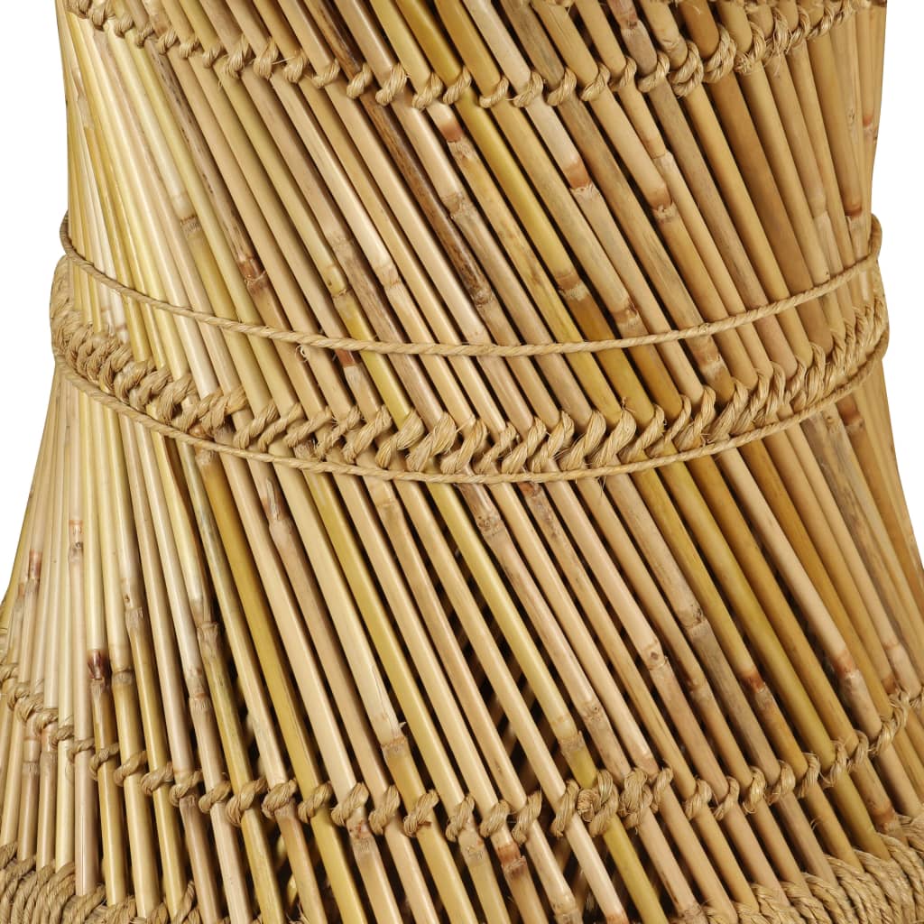 vidaXL sofabord 60x60x45 cm ottekantet bambus