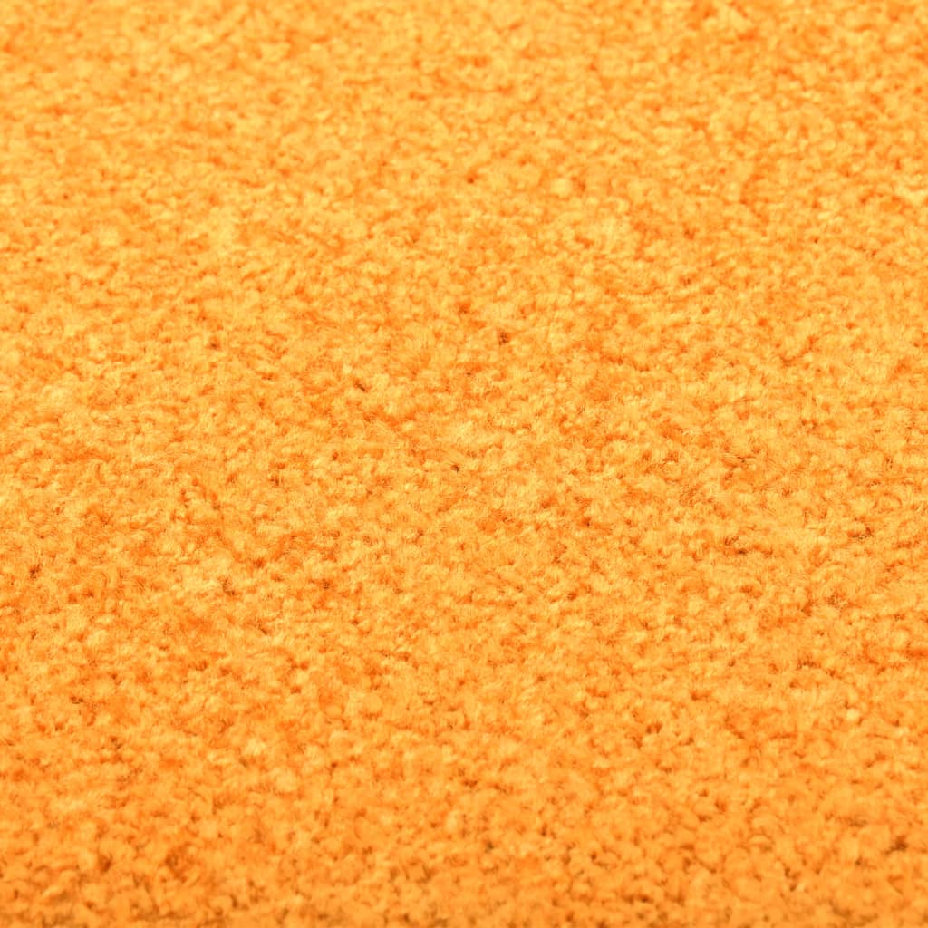 vidaXL vaskbar dørmåtte 90x120 cm orange