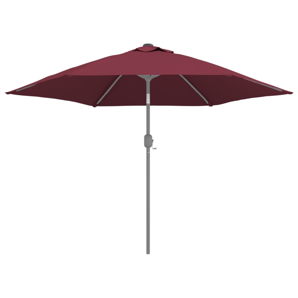 vidaXL udskiftningsdug til parasol 300 cm bordeauxfarvet