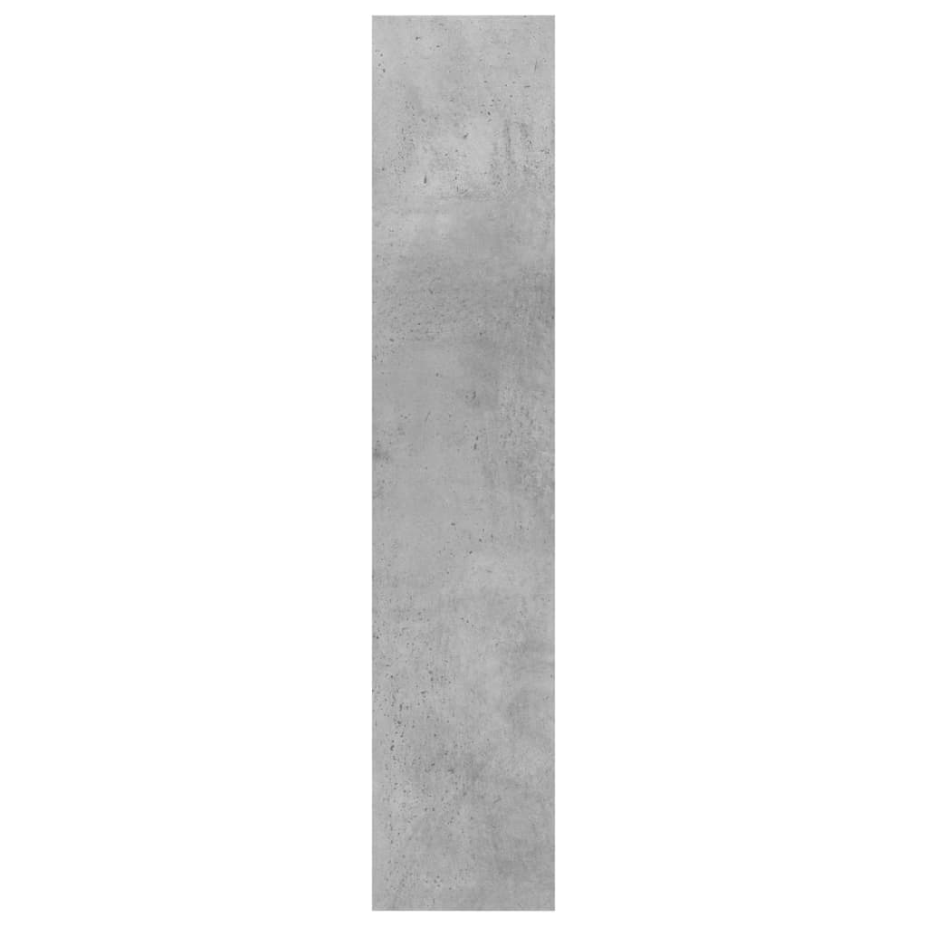 vidaXL vægreol 90x16x78 cm spånplade betongrå