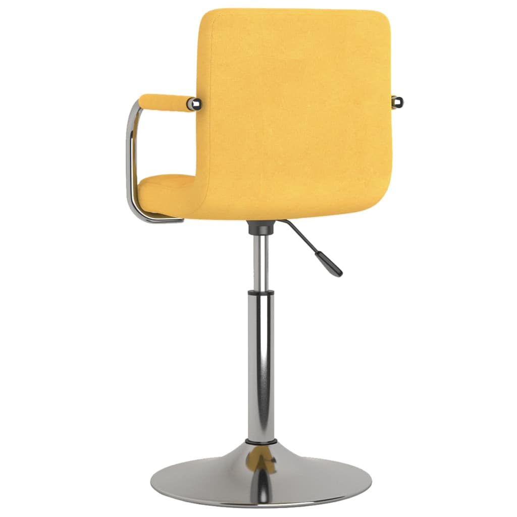 vidaXL spisebordsstol stof gul