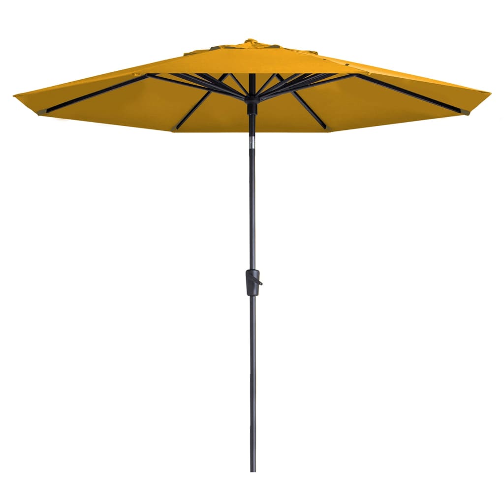 Madison parasol Paros II Luxe 300 cm guldfarvet