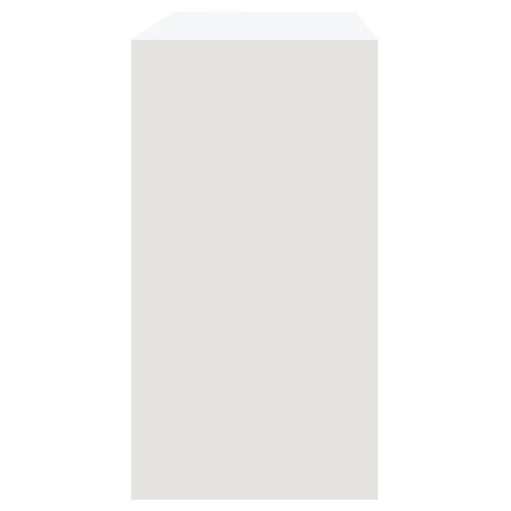 vidaXL konsolbord 89x41x76,5 cm stål hvid