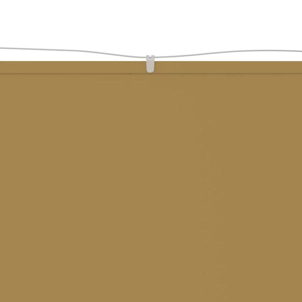 vidaXL lodret markise 100x1200 cm oxfordstof beige