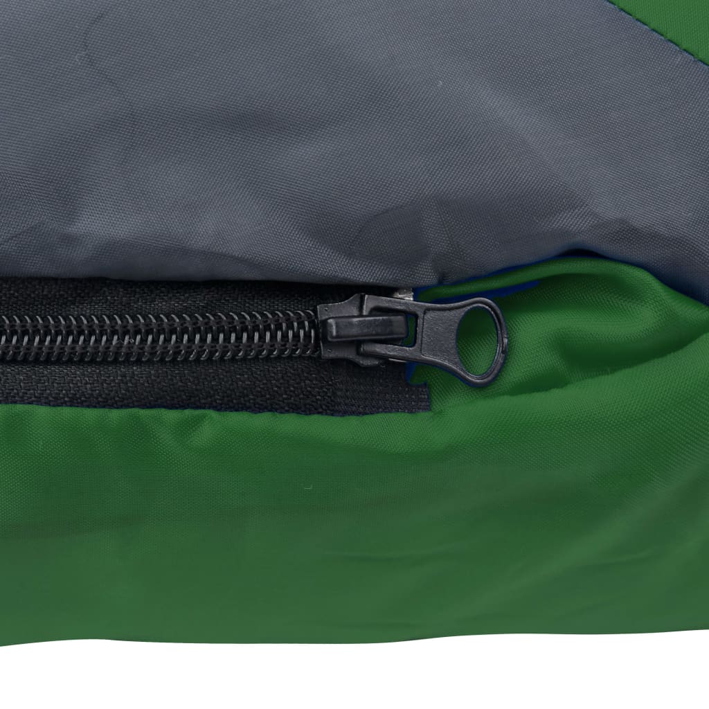 vidaXL sovepose til børn 670 g 10 °C mumieformet grøn