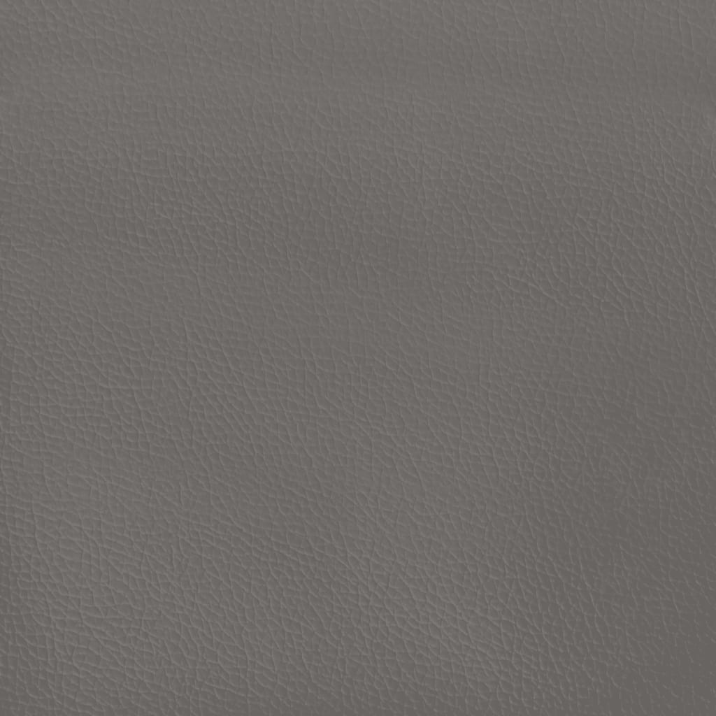vidaXL sengeramme 120x190 cm kunstlæder grå