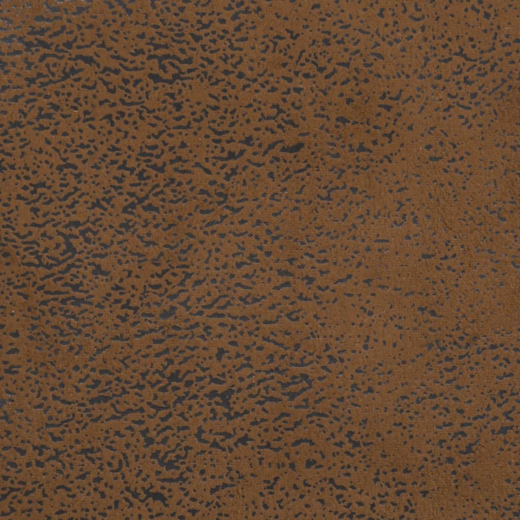 vidaXL bænk med ryglæn 120x62x75,5 cm imiteret ruskind brun